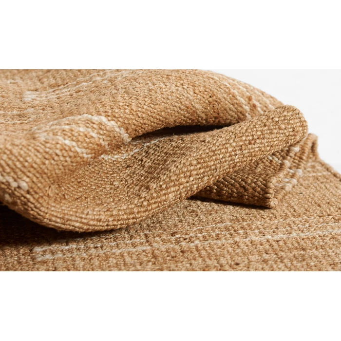 Momeni Crescent Area Rug CRE-1 Broken Stripe Natural 2'3 X 8' Runner