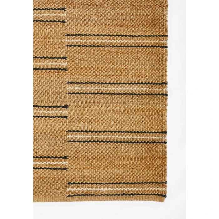 Momeni Crescent Area Rug CRE-2 Broken Stripe Natural 8' X 10'