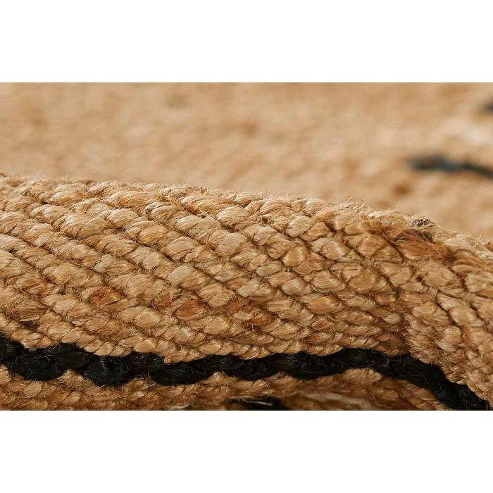 Momeni Crescent Area Rug CRE-2 Broken Stripe Natural 8' X 10'