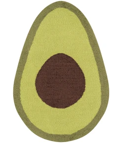 Momeni Novogratz Cucina Cna-5 Green Area Rug 2 ft. X 3 ft. Irregular