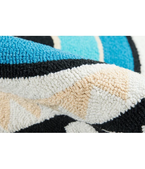Momeni Cucina Area Rug CNA-9 All Seeing Eye Multi 2' X 3'