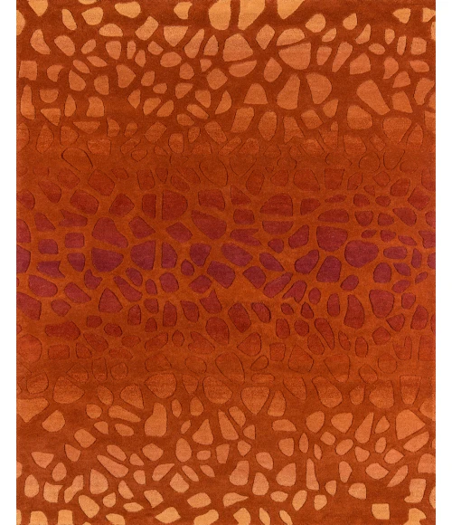 Momeni Delhi Area Rug DL-33 Paprika 5' X 8'