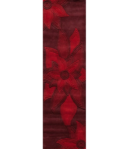 Momeni Delhi Area Rug DL-40 Red 2'3 X 8' Runner