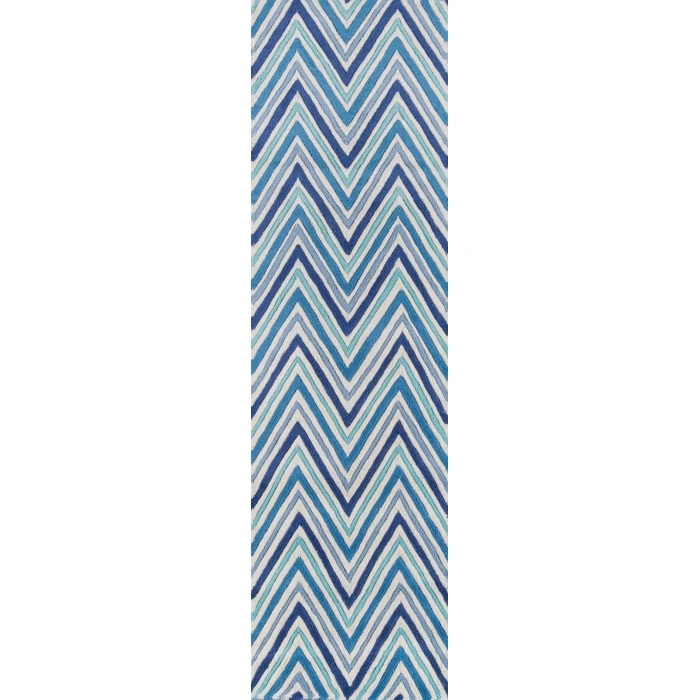 Momeni Delhi Area Rug DL-48 Blue 2'3 X 8' Runner