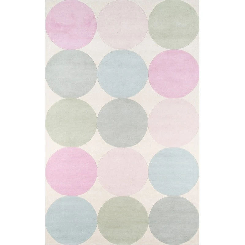 Momeni Delmar Area Rug DEL-1 Agatha Dots Multi 3'6 X 5'6