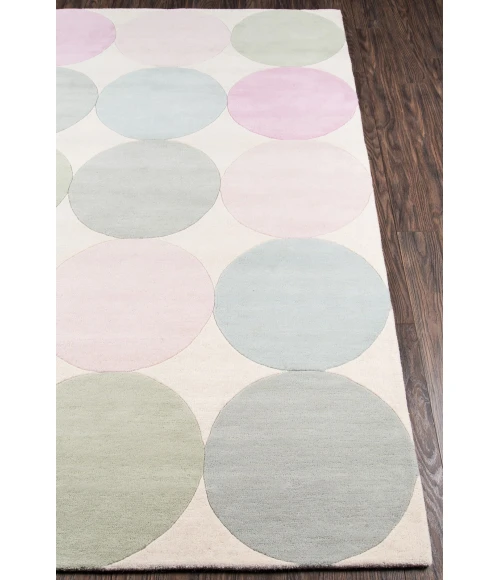 Momeni Delmar Area Rug DEL-1 Agatha Dots Multi 3'6 X 5'6