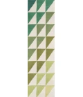 Momeni Delmar Area Rug DEL-6 Agatha Side Triangle Lime 2'3 X 8' Runner