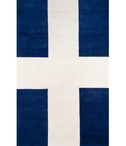 Momeni Novogratz Delmar Del-7 Navy Area Rug 5 ft. X 8 ft. Rectangle