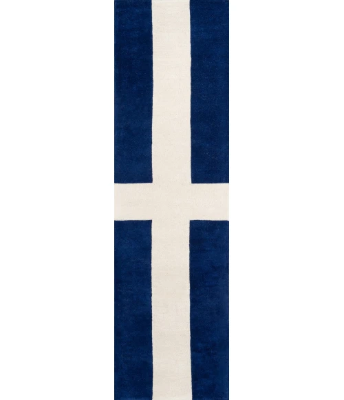 Momeni Delmar Area Rug DEL-7 Chevalier Navy 5' X 8'