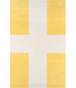 Momeni Novogratz Delmar Del-7 Yellow Area Rug 5 ft. X 8 ft. Rectangle