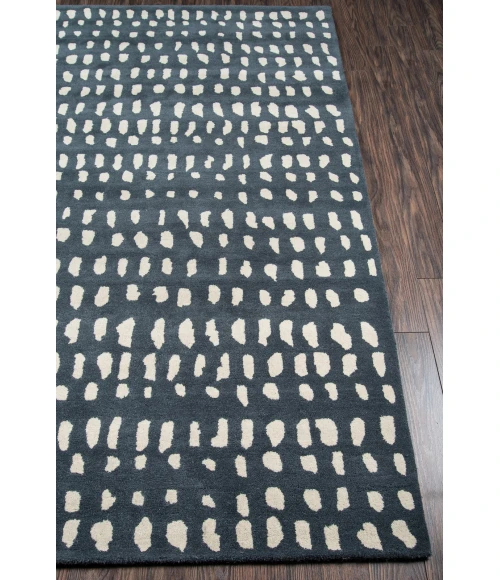 Momeni Delmar Area Rug DEL11 Boho Dots Blue 5' X 8'