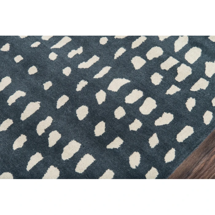 Momeni Delmar Area Rug DEL11 Boho Dots Blue 5' X 8'