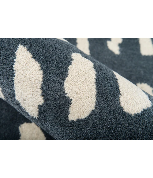 Momeni Delmar Area Rug DEL11 Boho Dots Blue 5' X 8'