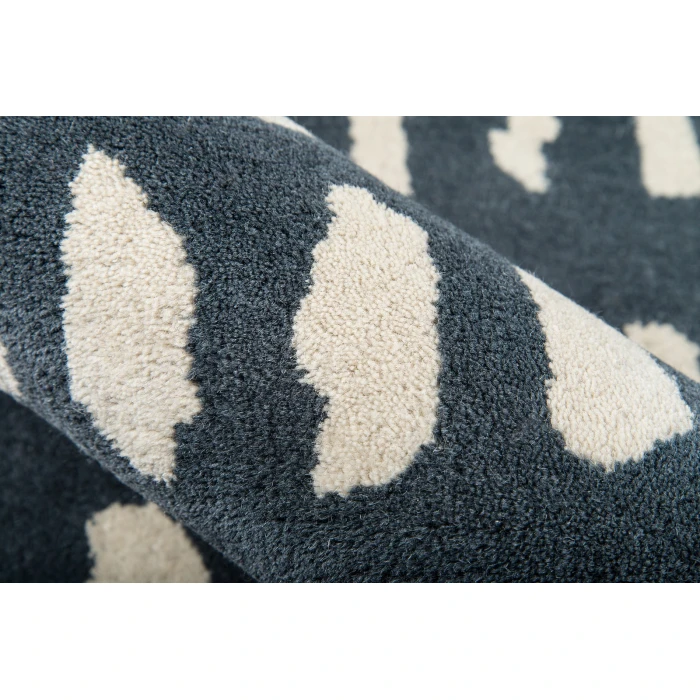 Momeni Delmar Area Rug DEL11 Boho Dots Blue 5' X 8'