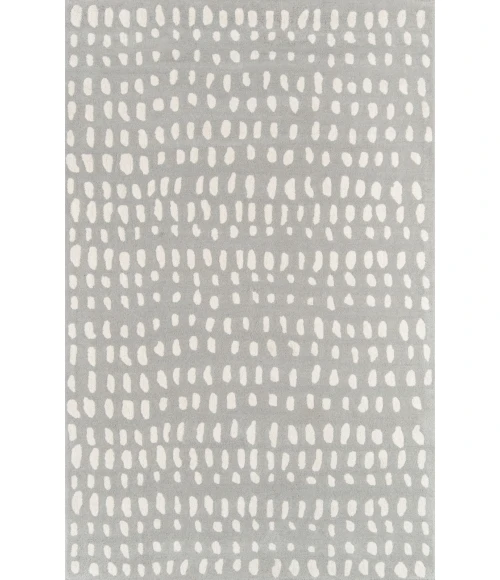 Momeni Delmar Area Rug DEL11 Boho Dots Grey 9' X 12'