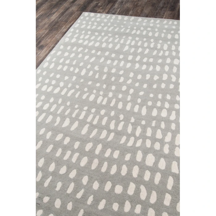 Momeni Delmar Area Rug DEL11 Boho Dots Grey 5' X 8'