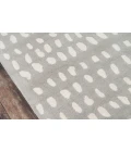 Momeni Delmar Area Rug DEL11 Boho Dots Grey 9' X 12'