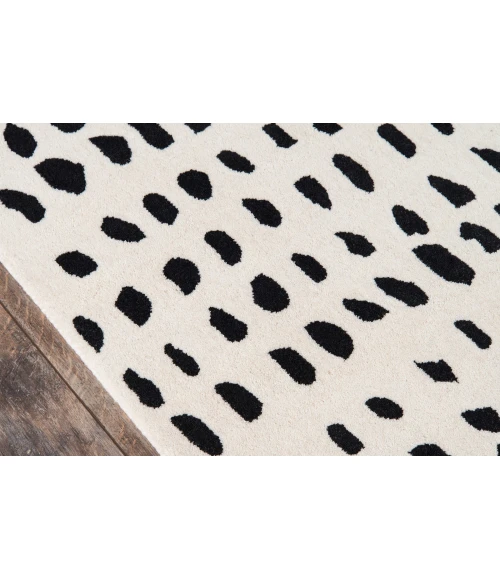 Momeni Delmar Area Rug DEL11 Boho Dots Ivory 5' X 8'