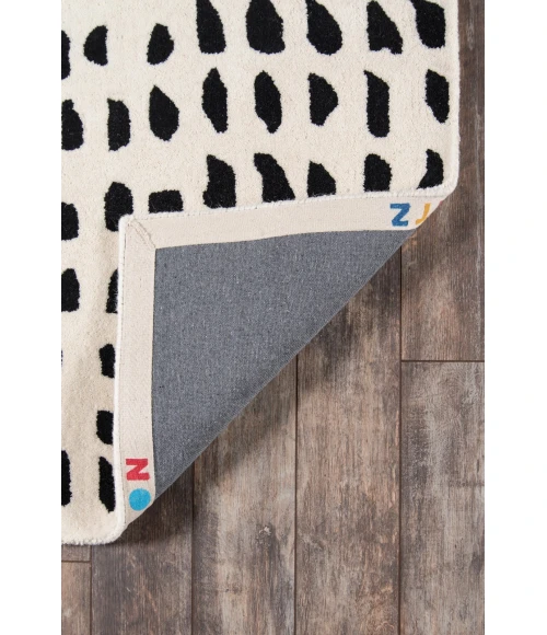 Momeni Delmar Area Rug DEL11 Boho Dots Ivory 5' X 8'