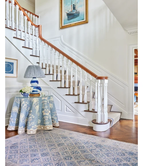 Erin Gates Dorset DOR-3 Blue 8 ft. X 10 ft. Rectangle Rug
