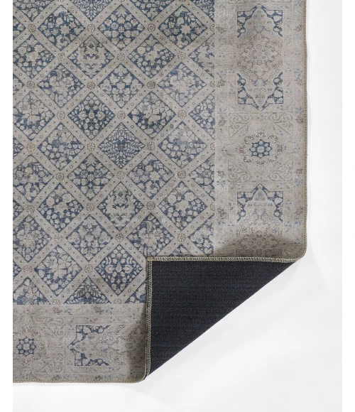 Erin Gates Dorset DOR-3 Blue 8 ft. X 10 ft. Rectangle Rug