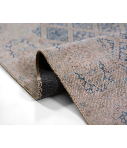 Erin Gates Dorset DOR-3 Blue 8 ft. X 10 ft. Rectangle Rug