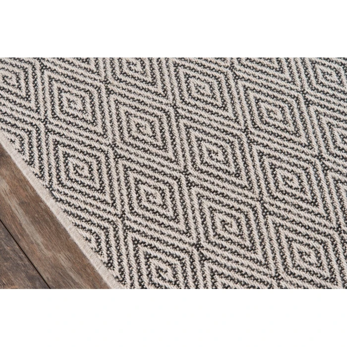 Momeni Downeast Area Rug DOW-6 Wells Charcoal 2' X 10' Runner