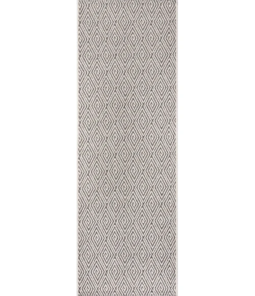 Momeni Downeast Area Rug DOW-6 Wells Charcoal 2' X 10' Runner