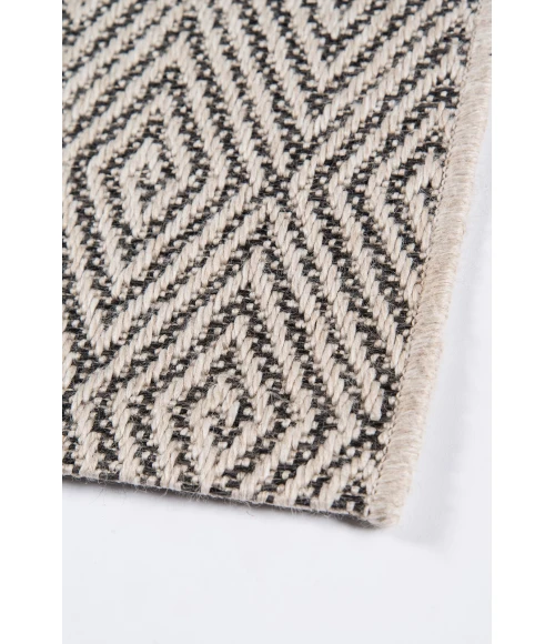 Momeni Downeast Area Rug DOW-6 Wells Charcoal 2' X 10' Runner