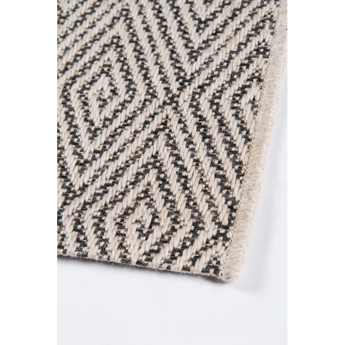 Momeni Downeast Area Rug DOW-6 Wells Charcoal 2' X 10' Runner