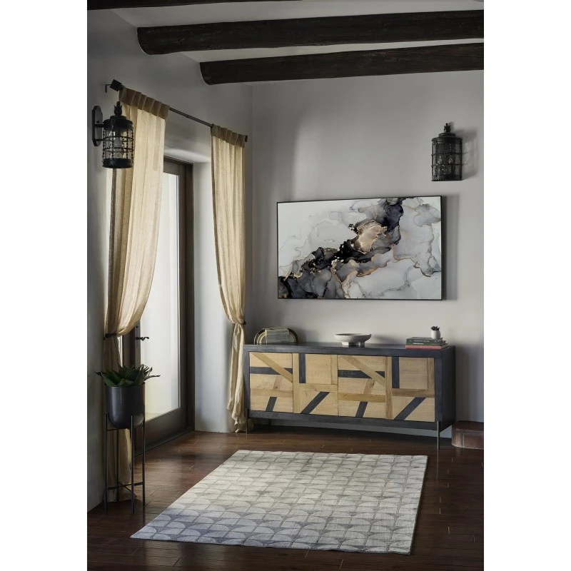 Momeni Edition EDI-2 Charcoal 7'9" X 9'10" Area Rug