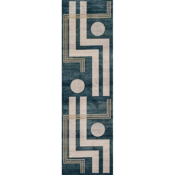 Momeni Edition Blue EDI-3 5 ft. 1 in. X 7 ft. 7 in. Rect. Rug
