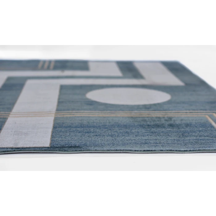 Momeni Edition Blue EDI-3 5 ft. 1 in. X 7 ft. 7 in. Rect. Rug