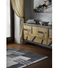 Momeni Edition EDI-4 Charcoal 5'1" X 7'7" Area Rug