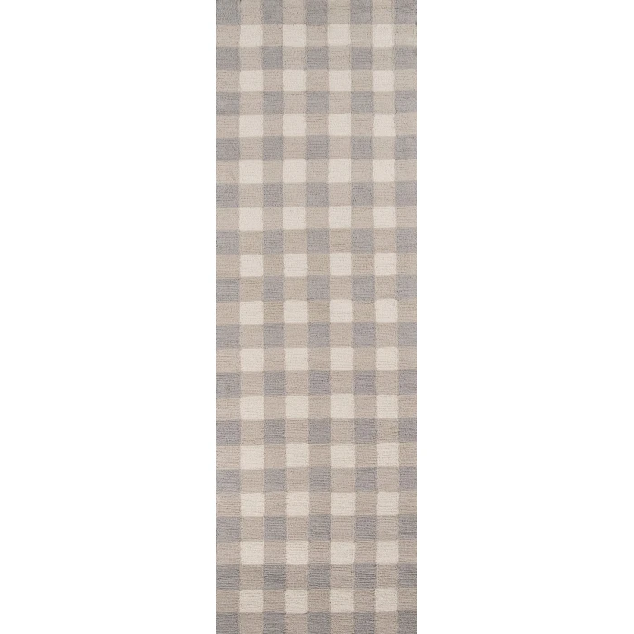 Momeni Geo Area Rug GEO31 Grey 2'3 X 7'6 Runner