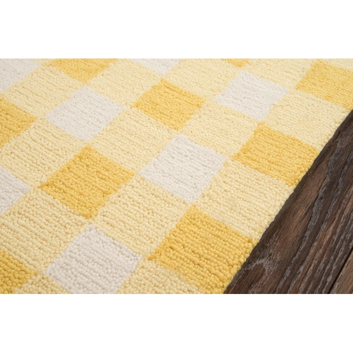 Momeni Geo Area Rug GEO31 Yellow 3'6 X 5'6