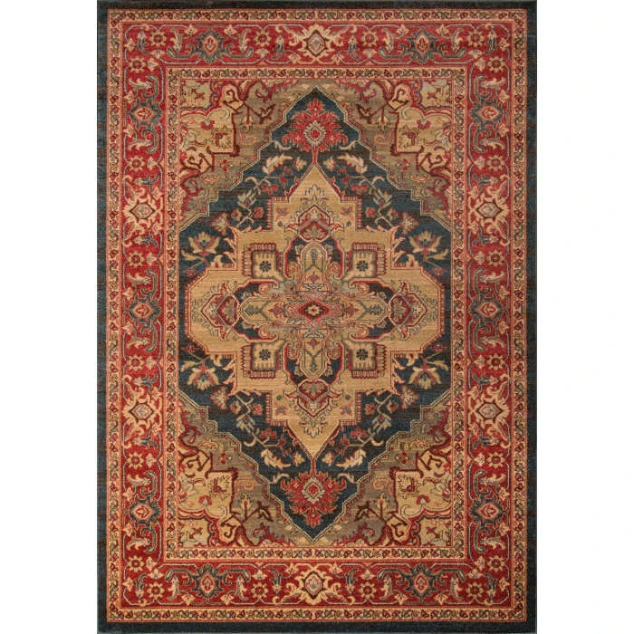 Momeni Ghazni Area Rug GZ-05 Navy 2' X 3'