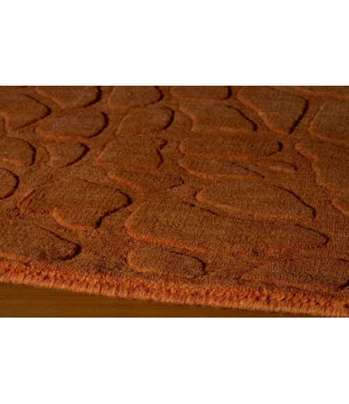 Momeni Gramercy Area Rug GM-11 Tangerine 5' X 8'