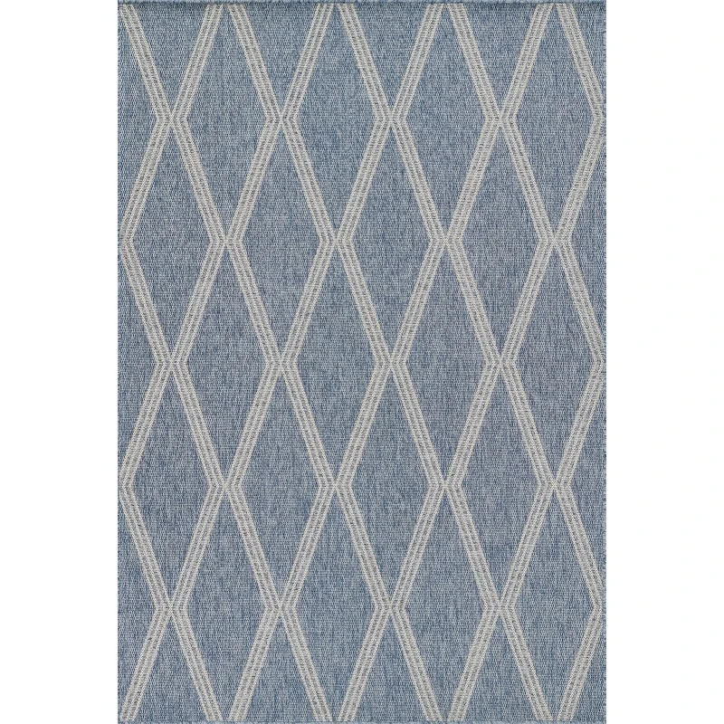 Momeni Hampton Area Rug HAM-5 Blue 5'3 X 7'
