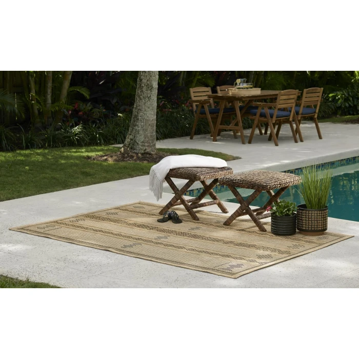 Momeni Hampton Area Rug HAM-6 Natural 5'3 X 7'
