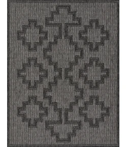 Momeni Hampton Ham-9 Charcoal Area Rug 2 ft. X 3 ft. Rectangle