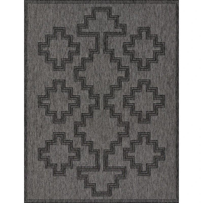 Momeni Hampton Area Rug HAM-9 Charcoal 3'3 X 5'
