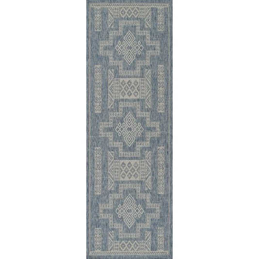 Momeni Hampton Area Rug HAM10 Blue 9' X 12'
