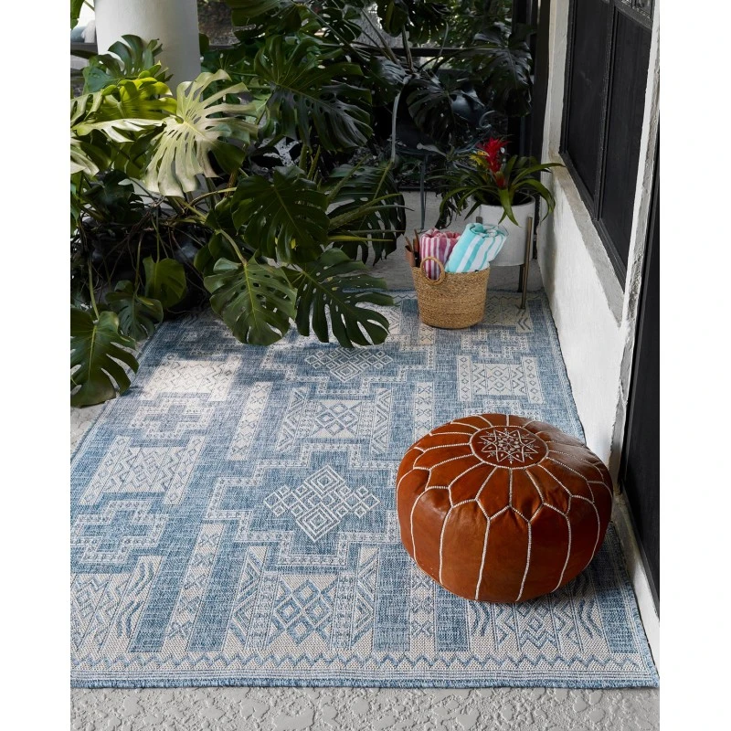 Momeni Hampton Area Rug HAM10 Blue 9' X 12'