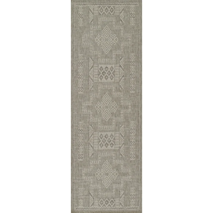 Momeni Hampton Area Rug HAM10 Grey 2'7 X 7'6 Runner