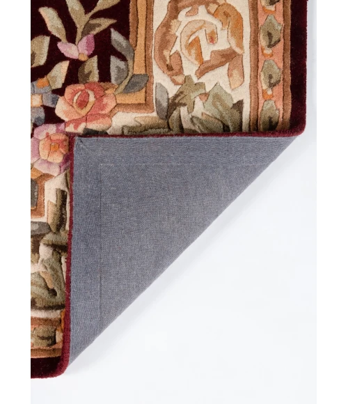 Momeni Harmony India Area Rug HAI-7 Burgundy 3'6 X 5'6