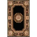 Momeni Harmony-2 Hai12 Black Area Rug 6 ft. X 6 ft. Octagon