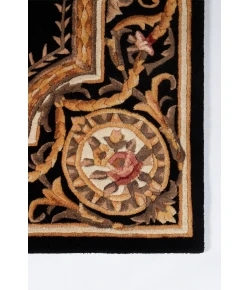 Momeni Harmony-2 Hai12 Black Area Rug 4 ft. X 4 ft. Round