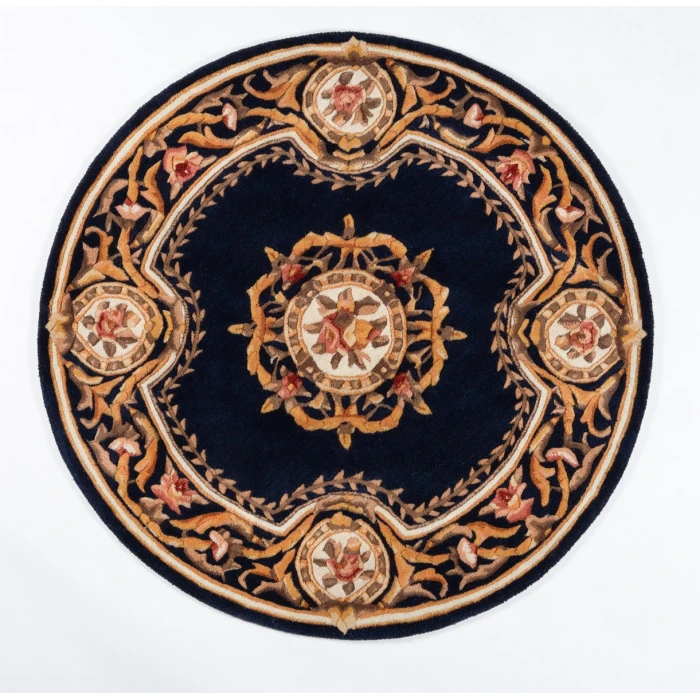 Momeni Harmony India Area Rug HAI12 Blue 6' X 6' Octagon