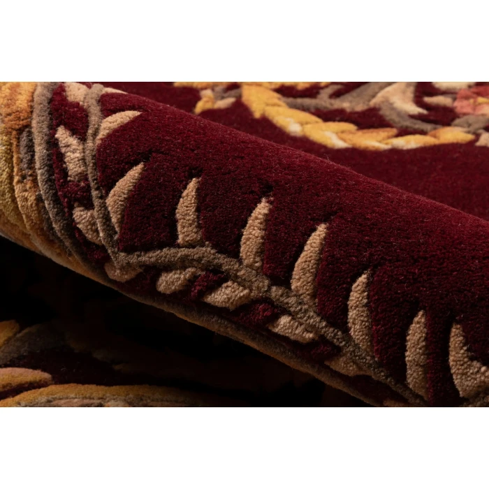 Momeni Harmony India Area Rug HAI12 Burgundy 6' X 6' Octagon